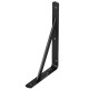 Palomilla Wolfpack Con Refuerzo Negra 300x200 mm. Uso Doméstico
