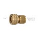 Conector Manguera Laton 3/4" Hembra, Adaptador Grifo, Conector Grifo A Conector Rapido