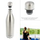 Botella Termica, Capacidad De 1000 ML. Libre BPA, Acero Inoxidable, Antigoteo