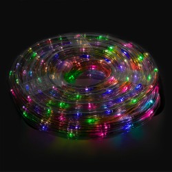 Luces Navidad Tubo Luz Multicolor 240 LEDs Uso Exteriores / Interiores Protección IP44 Rollo 10 Metros