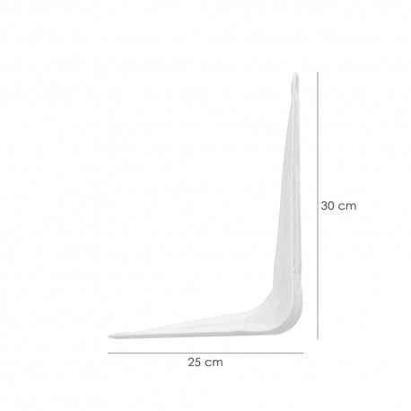 Palomilla Wolfpack Pintada Blanca 250x300 mm.